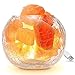 Produktbild Salzkristalllampe / Salzlampe, Famirosa Himalaya Salzlampe dimmbar, Naturrosa Kristall Steinlampe Nachtlampe für Schlafzimmer, Büro, Spa, Yoga, Zimmer - Glas