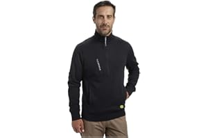 SIRY WORK Felpa da Lavoro Mezza Zip per Uomo Morbida e Calda Diadora Utility Sweatshirt LITEWORK Hz