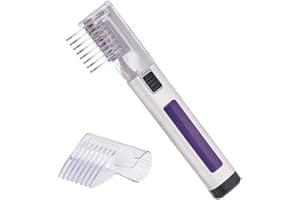 Kylewo Pettine per tagliacapelli Elettrico Il Magico tagliacapelli Portatile Senza Fili, a Prova di guasto, Taglio di Capelli Fai-da-Te per Adulti e Bambini