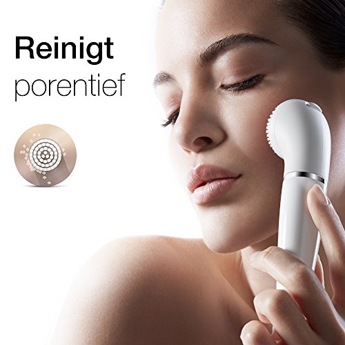 Braun Face Gesichtsepilierer und Gesichtsreinigungsbürste 810, silber/weiß - 4