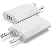 2 Pack Universal USB Wall Charger 5V 1A Power Charger Compatible with i Phone XS MAX XR X 8 7 6 6S 5S Plus SE 14 13 12 11 Pro