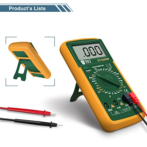 ELEGIANT Digital LCD Multimeter Transistor Meter Messgerät Voltmeter Amperemeter 20A 400V Volt AMP OHM-Kontrolleur-Prüfvorrichtung AC DC - 6
