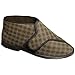 Produktbild GBS Keswick Herren Hausschuhe / Slippers / Hausstiefel mit Klettverschluss (43 EUR) (Braun)