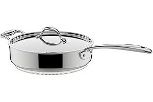 Lagostina ACCADEMIA LAGOFUSION Sauteuse + couvercle 26 cm (3,3L) Inox 18/10 Tous feux dont induction Poignée rivetée robuste Italie Garantie 25 ans 011116032026