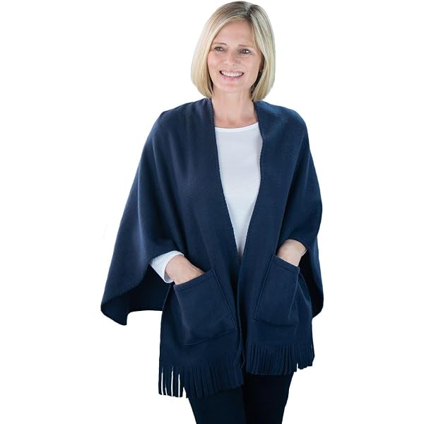 Damart Liquette Da Notte In Flanella Di Cotone Stampato - Donna, Manica Lunga, Blu Navy, Taglia 42-44 (M)