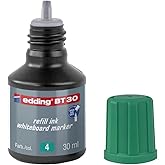 edding BT 30 beyaz yazı tahtası kalemi yedek m&uuml;rekkebi - yeşil - 30ml