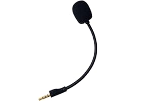 SPTSSWET Anti-Bruit Microphone de Rechange pour Steelseries Arctis 1 Casque Gaming Détachable Micro pour PS4 PS5 Xbox One X Computer PC, Jack 3,5 mm, 16 cm