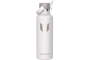 Super Sparrow Borraccia Termica, Acciaio Inox Bottiglia Termica - 350ml, 500ml, 750ml, 1L, 1.2L - Senza BPA Borracce, Borraccia Bambini per Scuola, Sport, Campeggio, Yoga, Palestra, Ciclismo