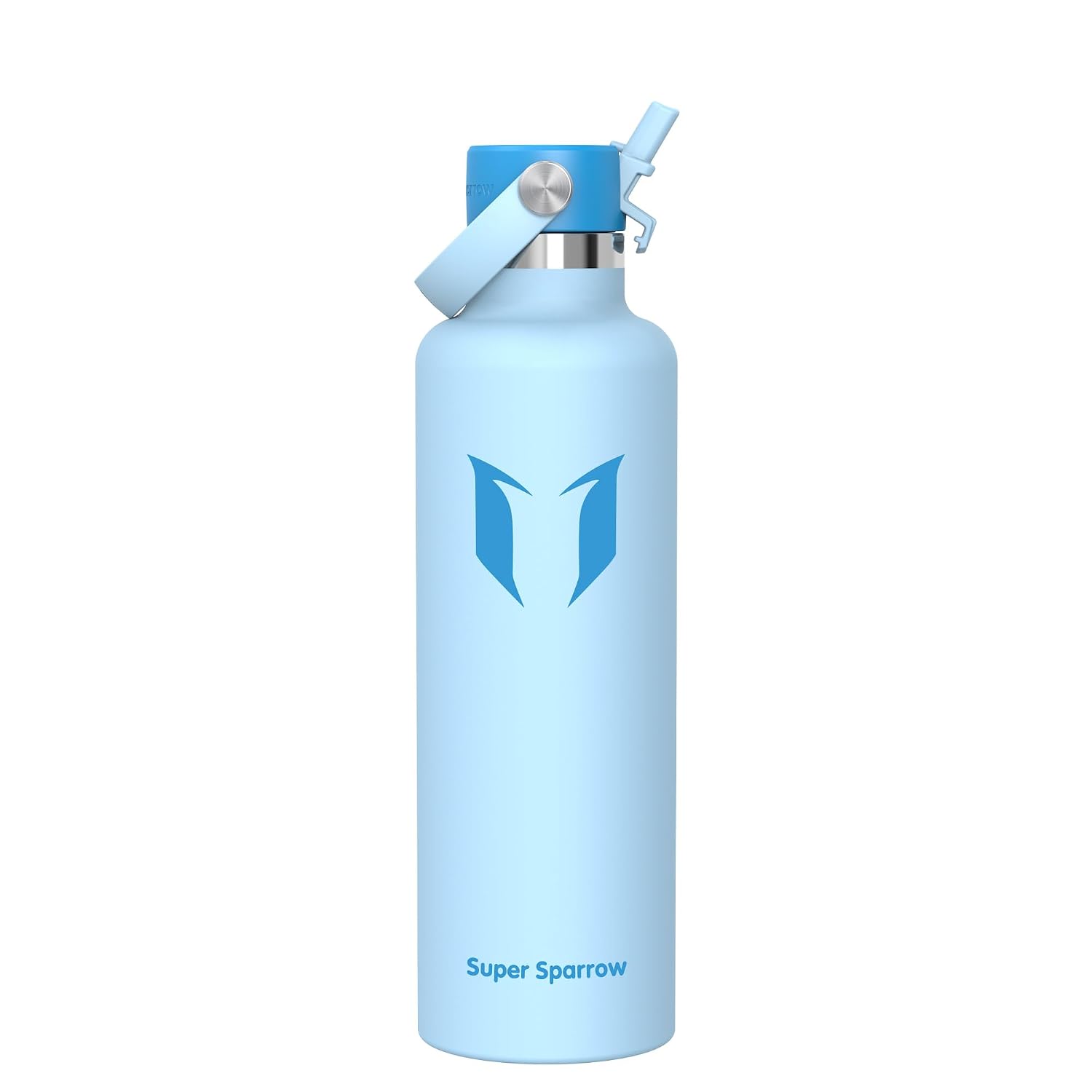 Super Sparrow Borraccia Termica, Acciaio Inox Bottiglia Termica - 350ml, 500ml, 750ml, 1L, 1.2L - Senza BPA Borracce, Borraccia Bambini per Scuola, Sport, Campeggio, Yoga, Palestra, Ciclismo