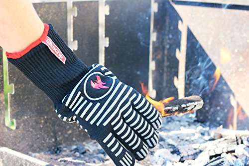 Ekocrip Grillhandschuhe / Premium Ofenhandschuhe bis 250 °C hitzebeständig - 3