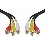 iView-HD 1MT Triple 3 x RCA Phono Plugs Composite Audio Video Cable Male To Male Lead TV AV Stereo component Yellow Red White