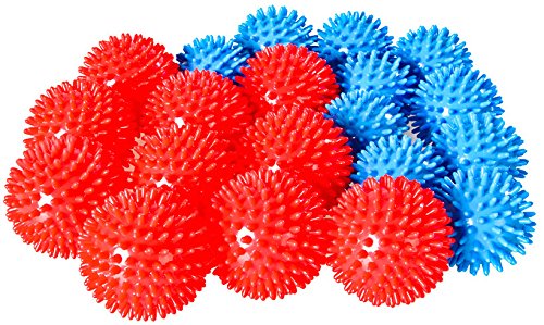 Kawanyo Igelbälle im Mehrfachpaket inklusive passendem Tragebeutel | Massageball Noppenball Reflexzonen Therapie - 2