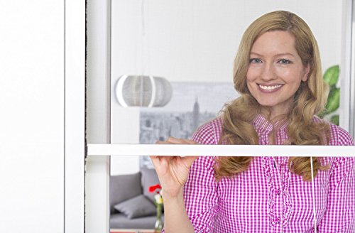 Insektenschutz Rollo Fliegengitter Insektenschutzrollo für Fenster SMART NEU - 4