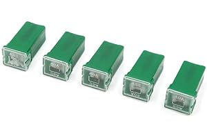 UXCELL sourcingmap 40A Pacific PAL Fuse Female Push-in Auto Link Block Fuses Green 5pcs