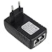 Produktbild WEONE PoE-Stromversorgung über Ethernet-Adapter EU-Stecker AC 100-240V 50 / 60Hz bis DC 48V 0.5A