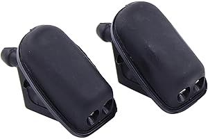 HouYeen Pack of 2 Left and Right Front Windscreen Washer Jets for Fo-rd Fiesta mk7 2008-2017 Fiesta mk8 2017-onwards
