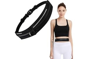 TSLRSA Marsupio Running Uomo & Donna Impermeabile per Corsa,Sportivo,Marsupio Donna,Trekking, Sport, Fitness, Jogging,Marsupio Porta Cellulare,Camminata Cintura Palestra per Tutti Cellulare