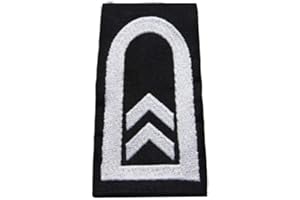 BAUM-M GMBH Rangschlaufen für Schulterklappen, Farbe:schwarz Oberfeldwebel