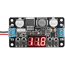 DROK® DC/DC Micro LM2596 DC 5-40V à 1,25-37V Buck Converter DIY Reglable Output Voltage Transformer Step-down Abaisseur Tension Wandler Convertisseurs Power Supply Module Board Régulateur Numérique LED Display Voltmètre