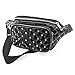 Produktbild Bauchtasche, abgesteppt, mit Nieten, Kunstleder, für Festivals/Clubs/Urlaube, Schwarz