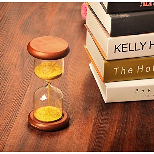 saibang Neues Design Holz Ständer 2 Minuten Sanduhr Sand Timer Home Décor für Weihnachten Geburtstag Geschenk - 4