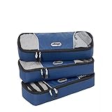eBags Slim Packing Cubes - 3pc Set (Denim)