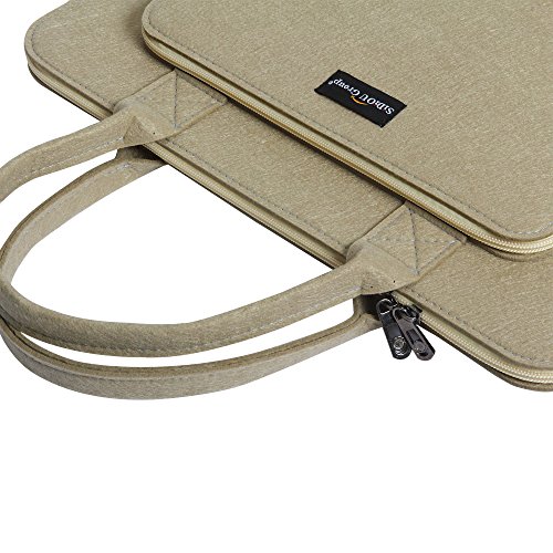Sidiou Gruppe Mode Laptop Tasche Tablet PC Paket Laptop-Hülle wasserdichtes Gewebe Tasche Mode Laptop Tasche Tablet PC Paket Laptop-Hülle wasserdichtes Gewebe Tasche (17 Zoll, khaki) - 7
