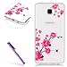 Produktbild Für Samsung Galaxy A5 2016 Hülle Silikon,A5 2016 Hülle Transparent Bumper Case,EMAXELERS A5 2016 Hülle Anime,Galaxy A5 2016 Hülle Bunte Herz Blumen Muster Slim Slicone Tasche Für Galaxy A510,Galaxy A510 Hülle für Mädchen,Galaxy A5 2016 Hülle Transparente Schutzhülle Durchsichtig Clear TPU Bumper Tasche Handytasche Hülle Schale Etui Für Samsung Galaxy A5 2016,Rose Flowers