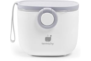 Termichy Milk Powder Dispenser Pot - Formula Dispenser for Baby - 250g(Grey)