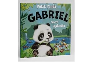 UDC Kontiki - Livre prénom - Petit Panda - GABRIEL Sauve la planète – 15x15cm