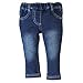 BÓBOLI Baby-Boys Pantalon Felpa Denim Trousers, blue, size 9 months