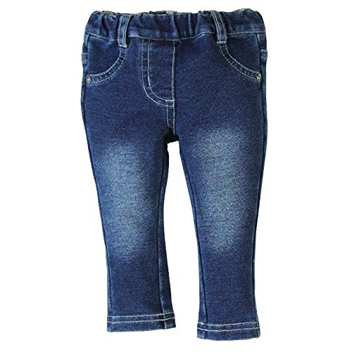 BÓBOLI Baby-Boys Pantalon Felpa Denim Trousers, blue, size 9 months