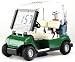 Produktbild CEBEGO LCD Golfuhr als Golfcart, viele Funktionen mit Golf Kühlschrankmagnet,Golfgeschenk Mini Golfcart Desktop Golfer
