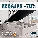 Incluye montaje a domicilio Zeng Canapé de Polipiel Abatible de Gran Capacidad 150x190cm + Montaje. Color Blanco