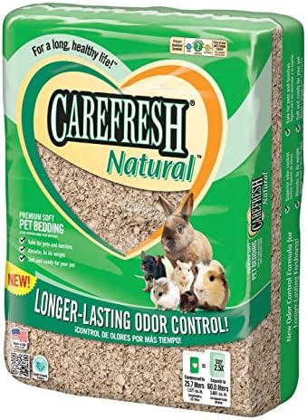 Monster Pets Carefresh Natural Premium Soft Pet Bedding, 60- Liter