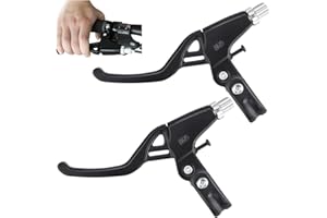 PERFETSELL 1 Paio Leva Freno Bici Manopole Freni Bici Maniglia del Freno della Bicicletta Leve Freno in Lega di Alluminio per Bici da Strada, Mountain Bike, per Manubri con Diametro di 22 MM