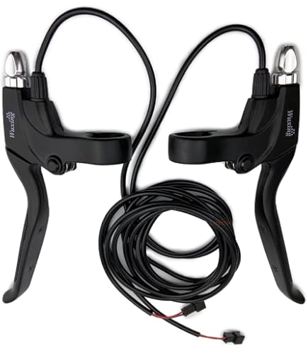Poignées De Frein En Alliage Aluminium Pour Vélo électrique – Compatibles SM 2 Broches, Antidérapantes (Lot Gauche/droite)