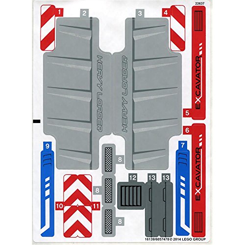 Preisvergleich Produktbild LEGO® Aufkleber für Set 42023 - (16139 / 6057478)