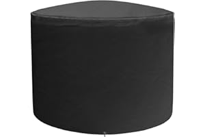 YIHAOBOX Fire Pit Cover for Solo Stove Cover 22 Inch, Solo Stove Bonfire Cover Waterproof, Heavy Duty Solo Stove Bonfire Accessories, Black, 22" D x 16" H
