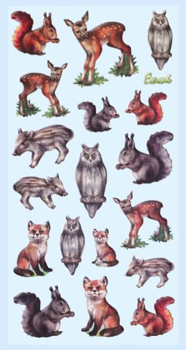 Creapop Sticker Softysticker * Waldtiere I * Aufkleber
