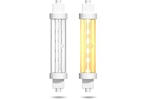 HeatingLux 2 PCS R7S Food Heat Lamp Bulb 300W Gantry Heating Lamp Jacketed Food Safe Light Bulb 240v Perfect for Buffets, Catered Event