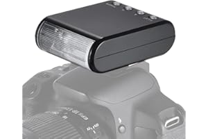 Camnoon WS-25 Professional Mini Digital Slave Flash Flash Speedlite On-Camera con Universal Hot Shoe GN18 per Canon Nikon Pentax Sony a7 nex6 HX50 A99 Camera