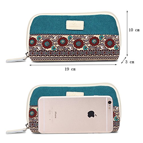 14 Zoll Laptoph  lle  Boh  me Stil Canvas-Gewebe H  lle Sleeve Tasche f  r Laptop   Notebook Computer   MacBook   MacBook Pro   MacBook Air See Blau