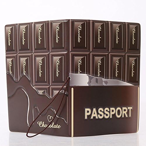 Winhappyhome Imitation Leather Passport Cover ID Card Holder Case for Travel Abroad--3D chocolate