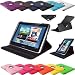 Produktbild 360 ° Note 10.1 Design Standtasche Samsung Galaxy N8000 N8010 N8020 Hülle Schutz Etui Tasche Case Cover (Schwarz)