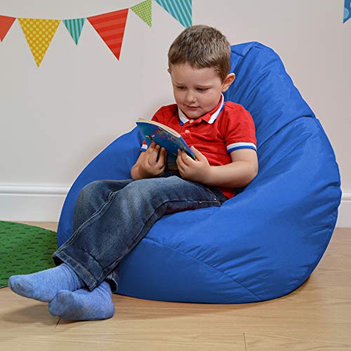 Kids Hi – Bagz Kids Bean Bag Gaming Chair – Sitzsack für Kinder (wasserabweisend) blau - 3