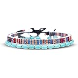 2er Set Surfer-Armband Herren & Damen • 100% Wasserfest & Handmade • Perlen-Armband Boho Stoff-Armband • Hippie Sommer Strand