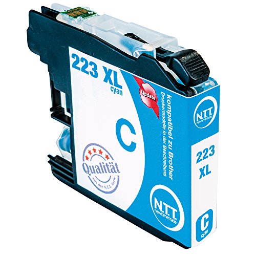 N.T.T.® 4x XL Tintenpatronen kompatibel zu LC-223 , LC-225 , LC-227 (1 Schwarz, 1 Cyan, 1 Magenta, 1 Yellow) für Brother mit aktuellstem Chip DCP-J4120-DW, MFC-J4420-DW, MFC-J4425-DW, MFC-J4620-DW, MFC-J4625-DW, MFC-J5320-DW, MFC-J5625-DW, MFC-J5720-DW, MFC-J5600, MFC-J5620-DW, Druckerpatronen - 3