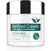 Retinol Face Cream, IFUDOIT Face Moisturizer with 2.5% Retinol, Hyaluronic Acid, Day and Night Anti-Aging Cream for Women and