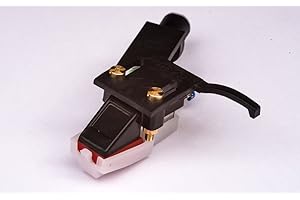 AUDIOORIGIN Headshell Plattenspieler, patrone und schreibkopf für Denon DP-30L, DP-35F, DP-37F, DP-45F, DP-47F, DP-51F, DP-52F, DP-23F